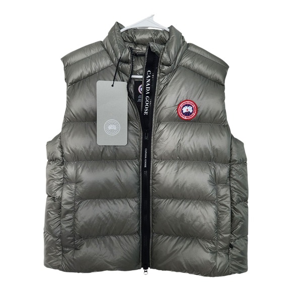 Canada Goose Womens Lightweight Cypress Down Vest Sagebrush Puffer Large New - Picture 1 of 16